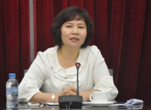 Ho Thi Kim Thoa, viceministra de Comercio e Industria  de Vietnam