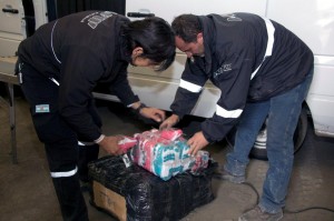 Entre la mercadería secuestrada había calzado e indumentaria