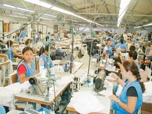 Fábrica de confecciones en Colombia