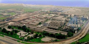 Vista aérea de la planta de Sudamericana de Fibras