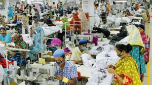Fábrica confeccionista en Bangladesh
