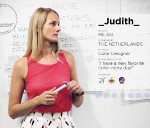 Judith van Vliet diseñadora de ColorWorks Europa