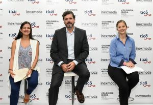 Maria Fernanda Galeano, Carlos Eduardo Botero y Juliana Villegas, directivos de Colombiamoda, trazaron ante la prensa un balance de la última edición.